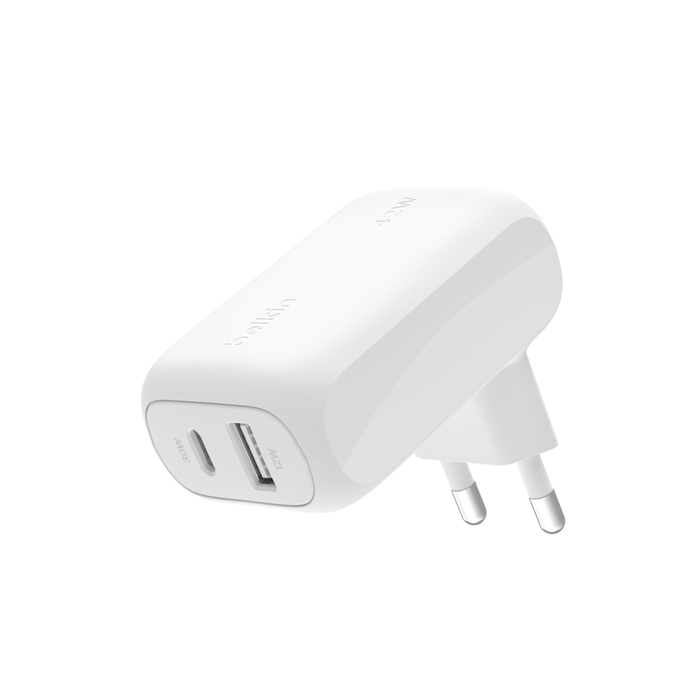 Adapter Belkin BoostCharge Dual Wall Charger 42W (WCB009thWH)