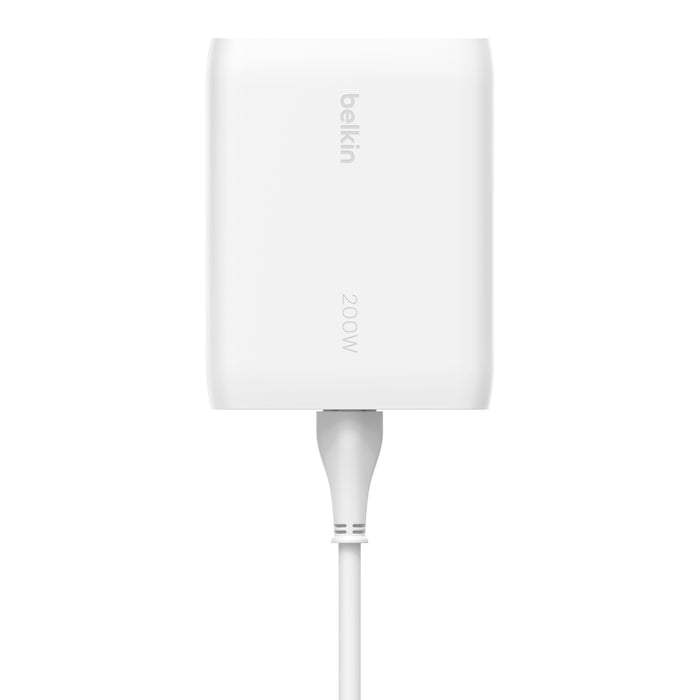 หัวชาร์จ Belkin BoostCharge Pro 200W 4-Port USB-C (WCH015thWH)