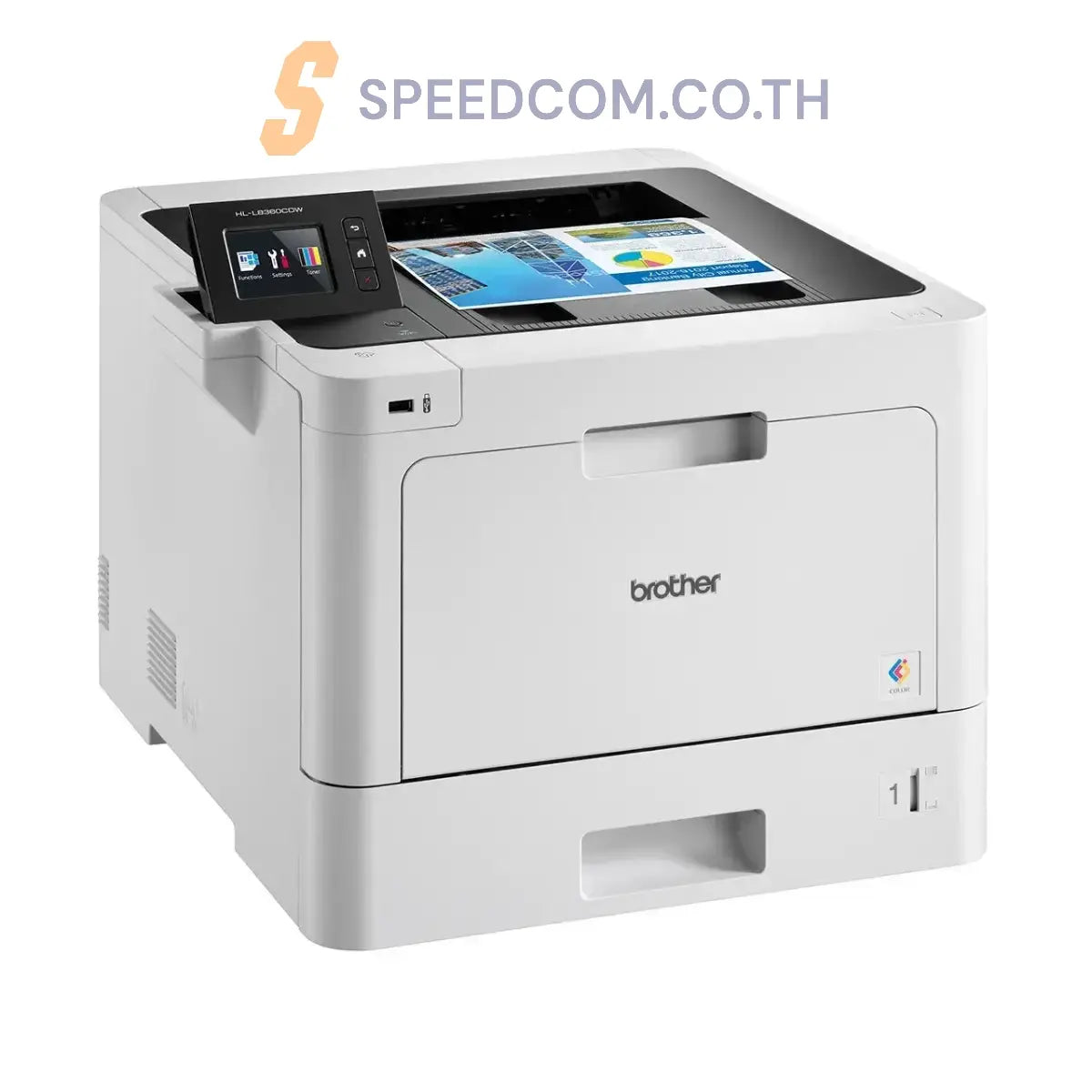 ปริ้นเตอร์เลเซอร์ Brother HL-L8360CDW สีขาว - SpeedCom