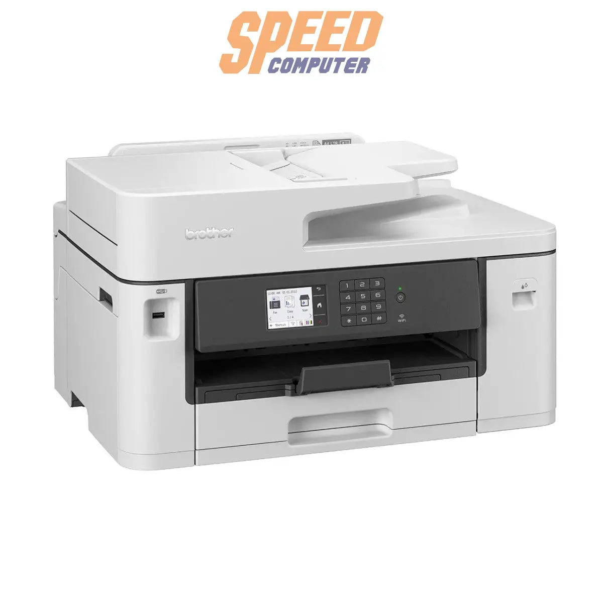 ปริ้นเตอร์อิงค์เจ็ท Brother MFC - J2340DW สีเทา - SpeedCom