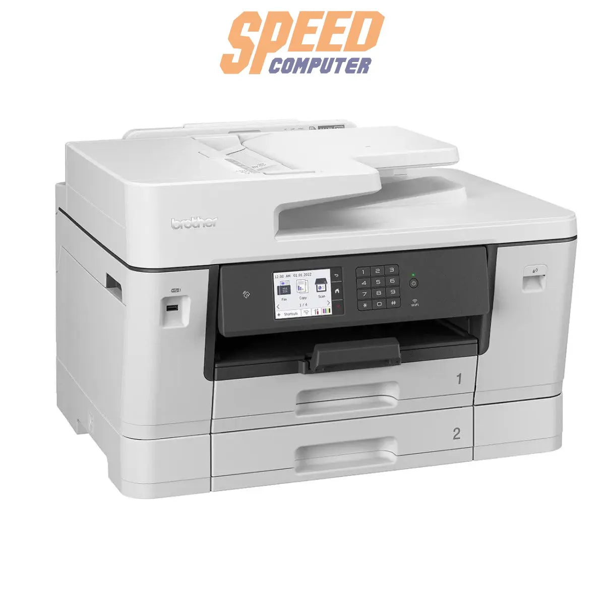 ปริ้นเตอร์อิงค์เจ็ท Brother MFC - J3940DW สีเทา - SpeedCom