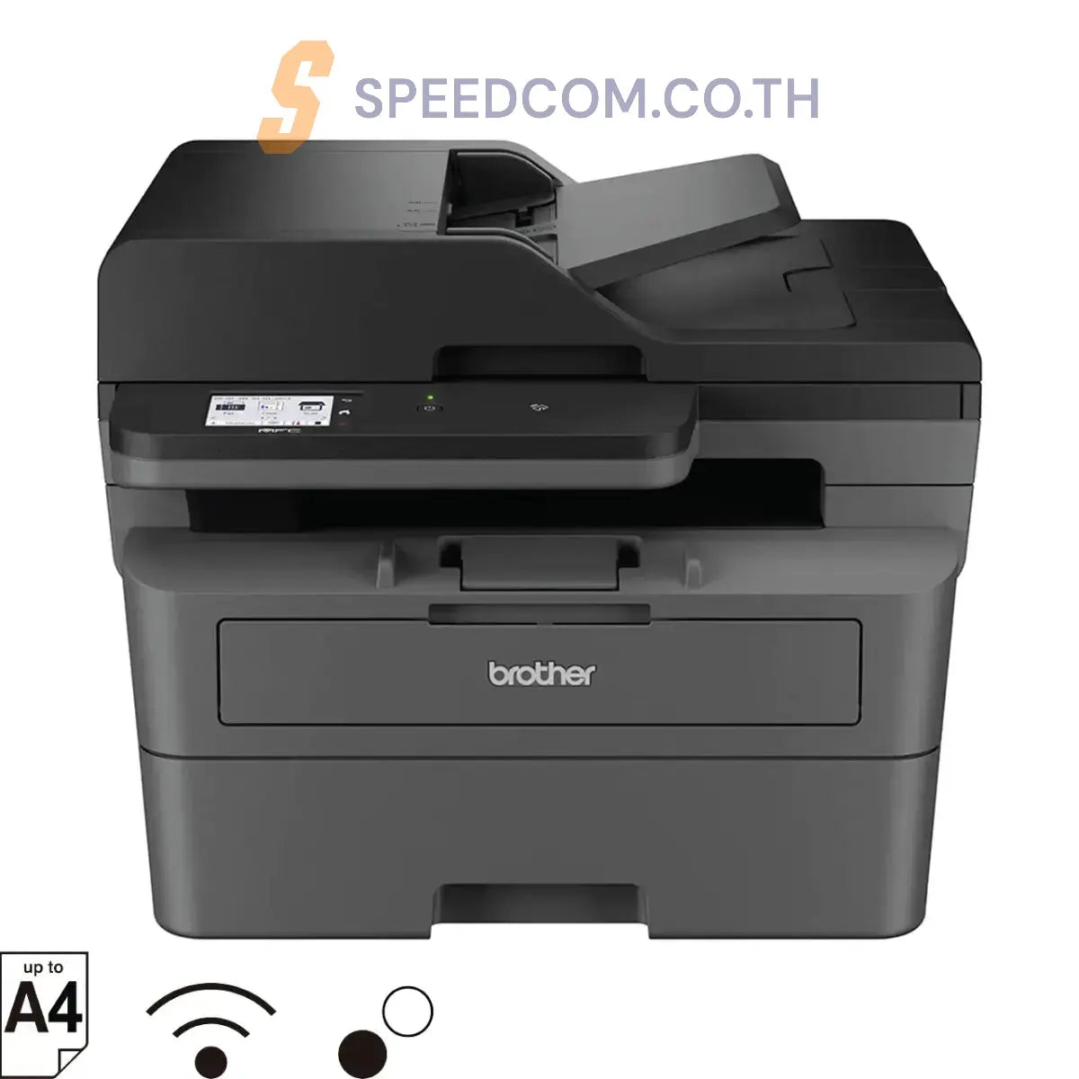 ปริ้นเตอร์เลเซอร์ Brother MFC-L2885DW Mono สีดำ - SpeedCom