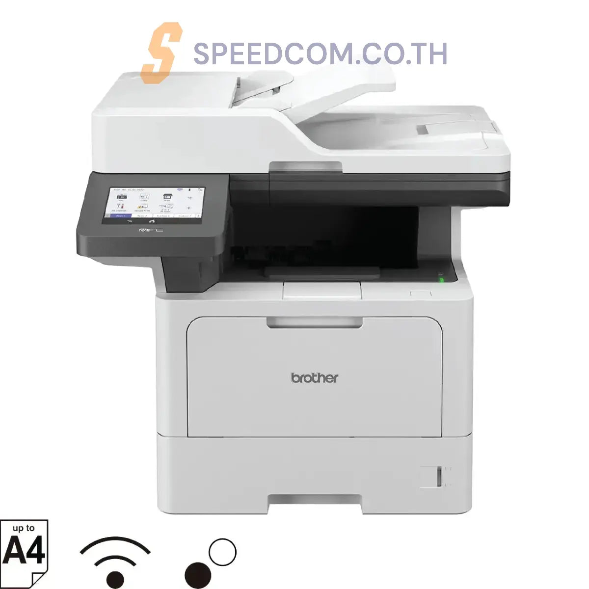 ปริ้นเตอร์เลเซอร์ Brother MFC-L5915DW สีขาว - SpeedCom