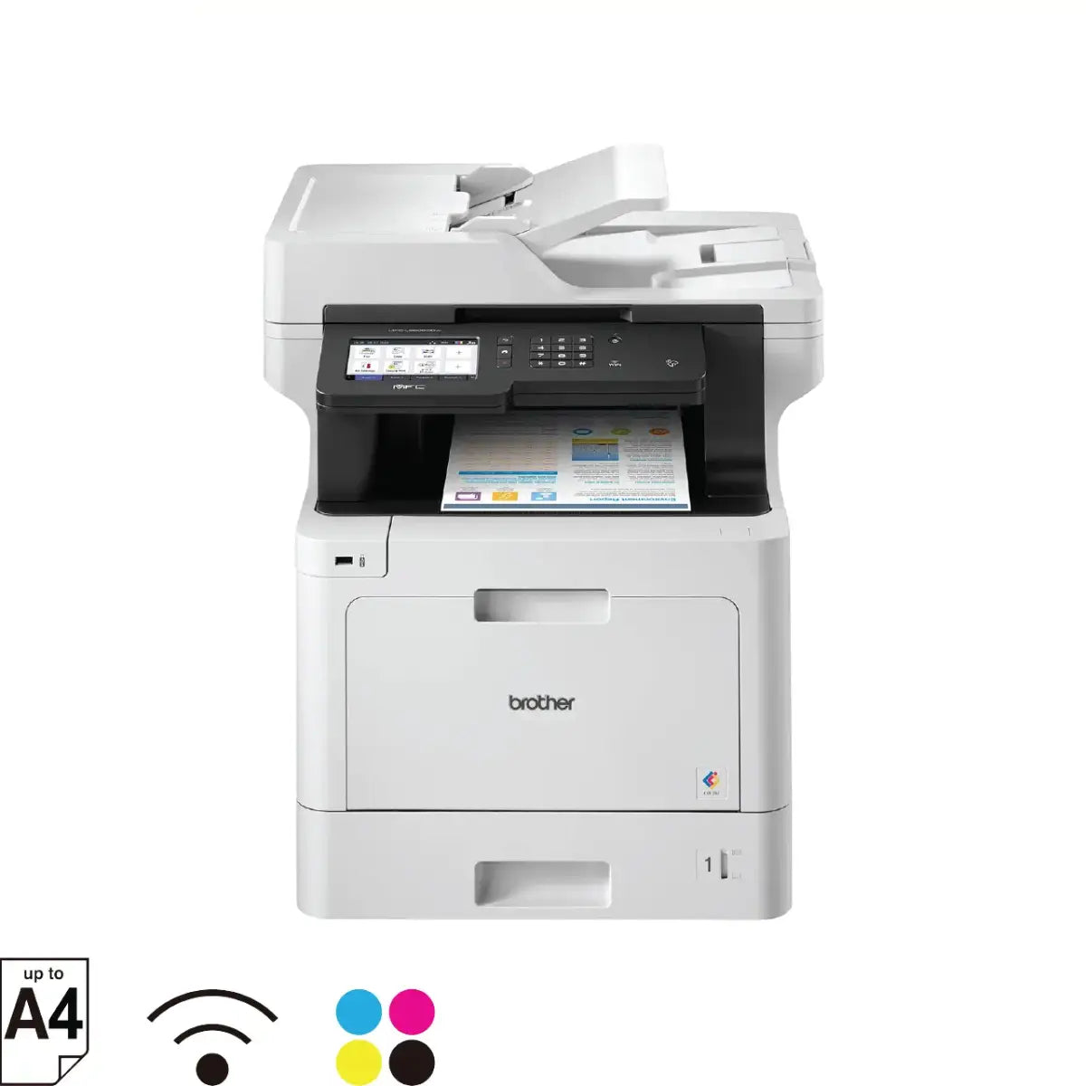 ปริ้นเตอร์เลเซอร์ Brother MFC-L8900CDW สีขาว - SpeedCom