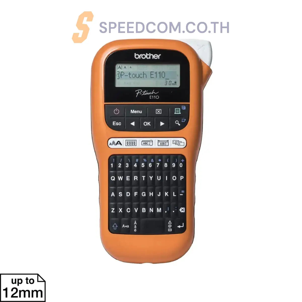 เครื่องพิมพ์ฉลากแบบพกพา Brother PT-E110VP - SpeedCom