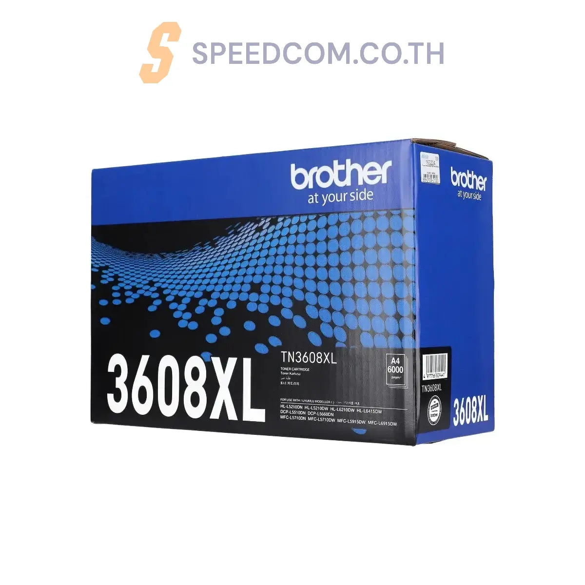 ตลับหมึกอิงค์เจ็ท Brother TN-3608XL สีดำ