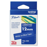 เทปพิมพ์อักษร Brother TZe 12mm. x8m Standard Laminated - SpeedCom
