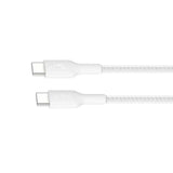สายชาร์จ Belkin BoostCharge USB-C to USB-C Braided 240W 2m สีขาว