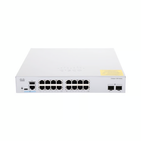 สวิตช์ฮับ Cisco C1200-16T-2G Catalyst 1200 16-Port Gigabit - SpeedCom