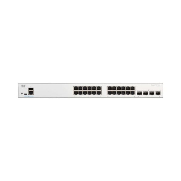สวิตช์ฮับ Cisco Catalyst 1200 24-Port Gigabit Full PoE+ Managed Switch with 4 Gigabit SFP Uplinks - SpeedCom