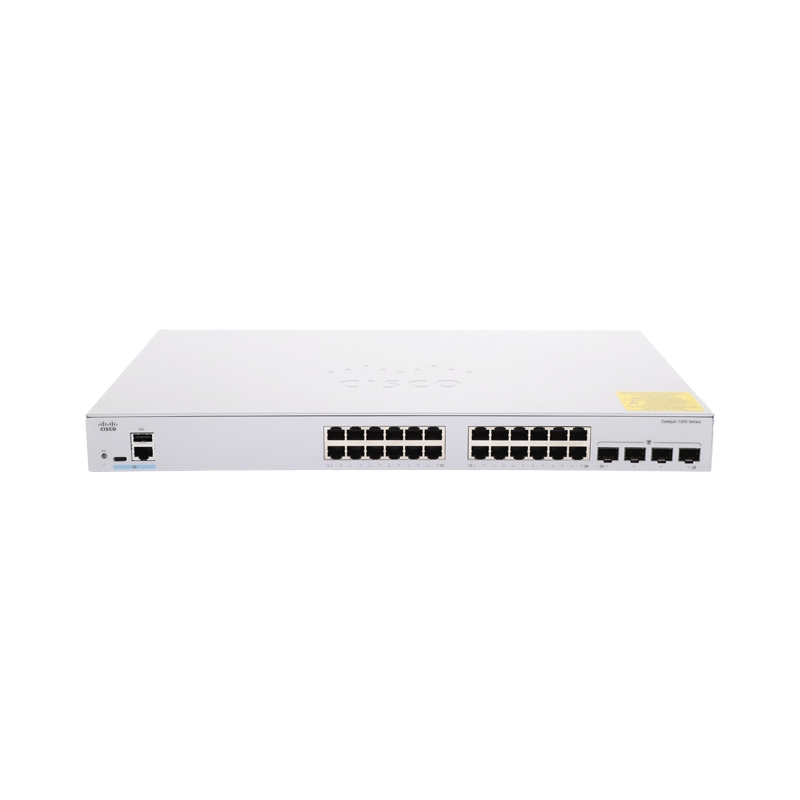 สวิตช์ฮับ Cisco C1200-24T-4G Catalyst 1200 24-Port Gigabit - SpeedCom