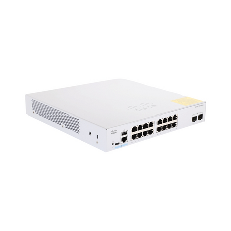 สวิตช์ฮับ Cisco Catalyst 1300 C1300-16T-2G 16-Port Gigabit Ethernet - SpeedCom