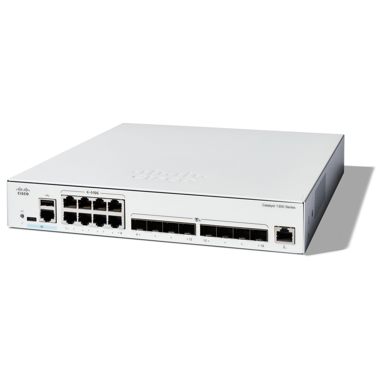 สวิตช์ฮับ Cisco C1300-16XTS Catalyst 1300 16-Port 10 Gigabit Managed Switch - SpeedCom