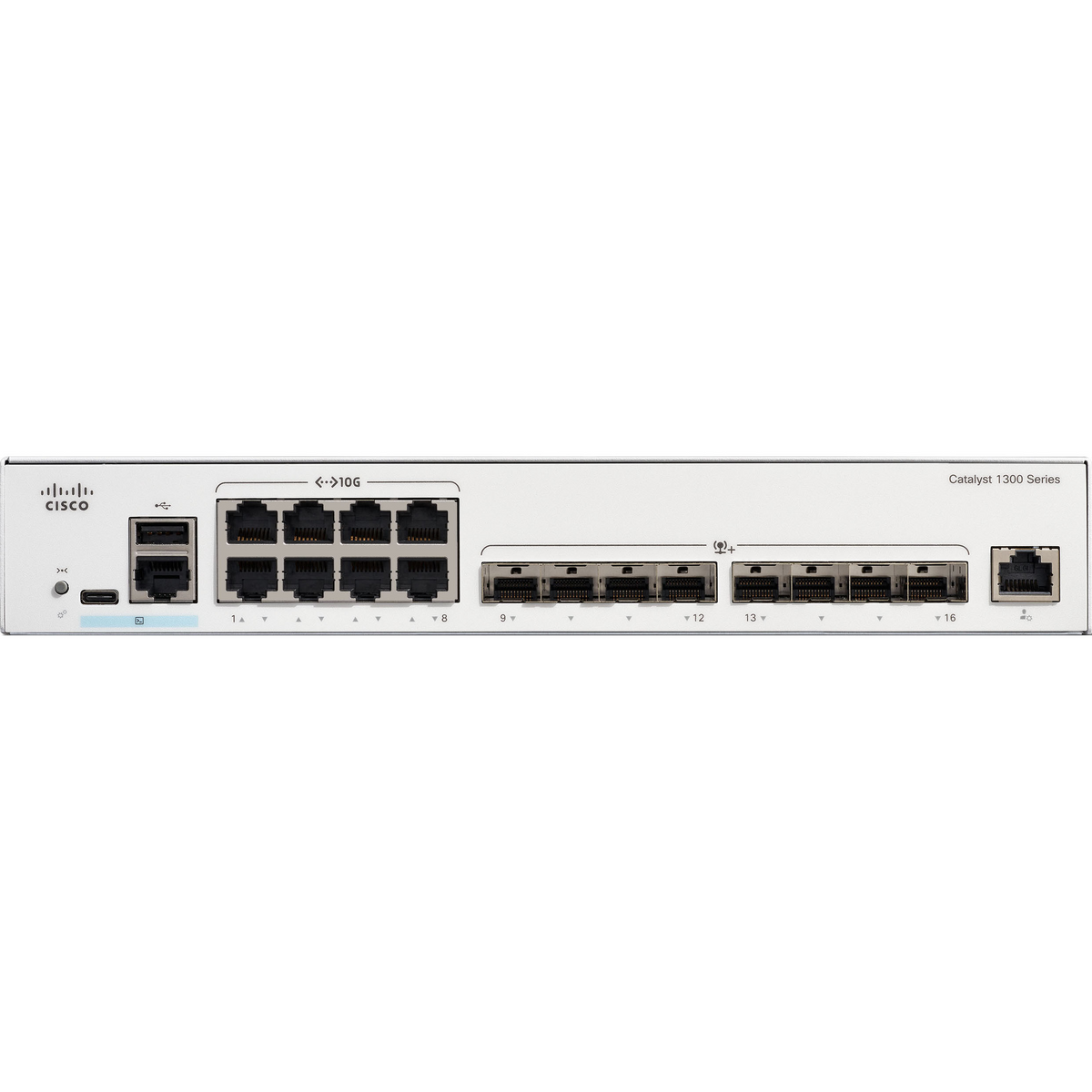 สวิตช์ฮับ Cisco C1300-16XTS Catalyst 1300 16-Port 10 Gigabit Managed Switch - SpeedCom