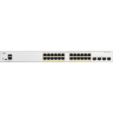 สวิตช์ฮับ Cisco C1300-24FP-4G Catalyst 1300 24-Port Gigabit PoE+ Managed Switch - SpeedCom