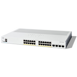 สวิตช์ฮับ Cisco C1300-24P-4G Catalyst 1300 24-Port Gigabit PoE+ Managed Switch - SpeedCom
