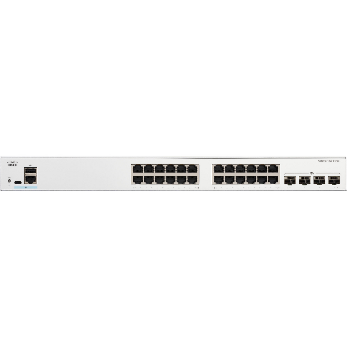 สวิตช์ฮับ Cisco C1300-24T-4X Catalyst 1300 24-Port Gigabit Managed Switch - SpeedCom