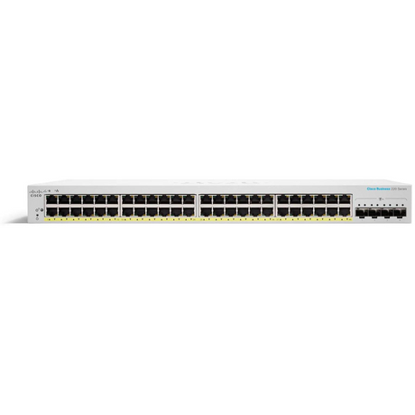 สวิตช์ฮับ Cisco CBS220-48P-4G-EU Smart 48-Port GE PoE 4x1G SFP - SpeedCom
