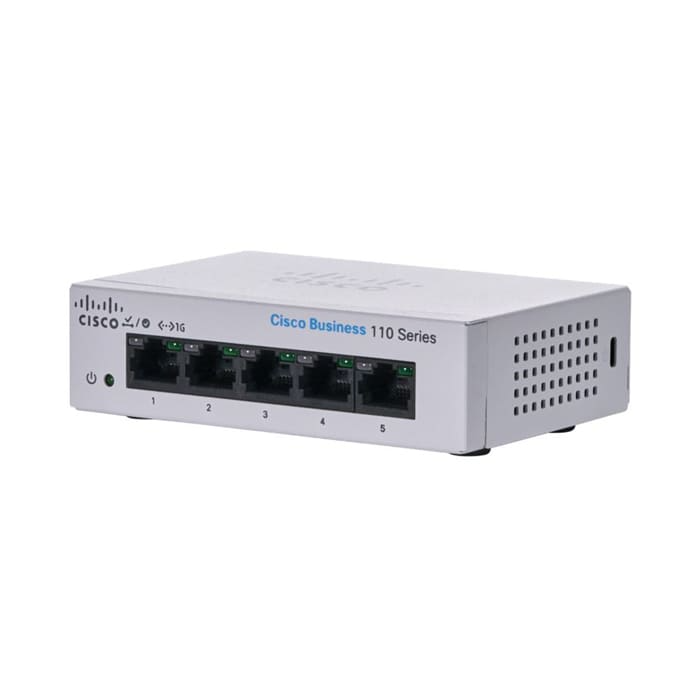 สวิตช์ฮับ Cisco CBS110-5T-D-EU 5-Port Gigabit Desktop 