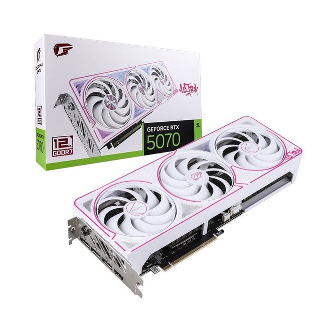 การ์ดจอ COLORFUL iGame GeForce RTX 5070 Ultra W OC 12GB-V WHITE สีขาว