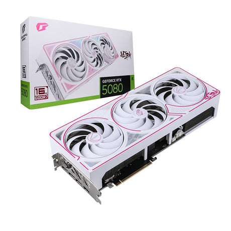 การ์ดจอ COLORFUL iGame GeForce RTX 5080 Ultra W OC 16GB-V WHITE สีขาว