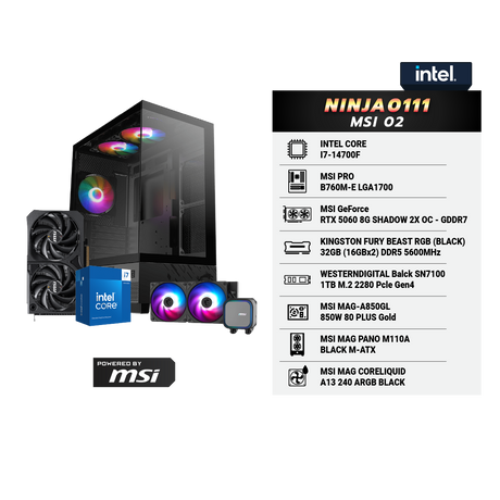 คอมประกอบ Set NINJA0111 Powered By MSI
