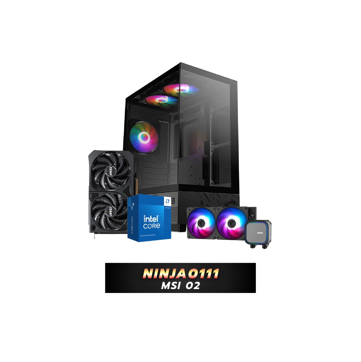 คอมประกอบ Set NINJA0111 Powered By MSI