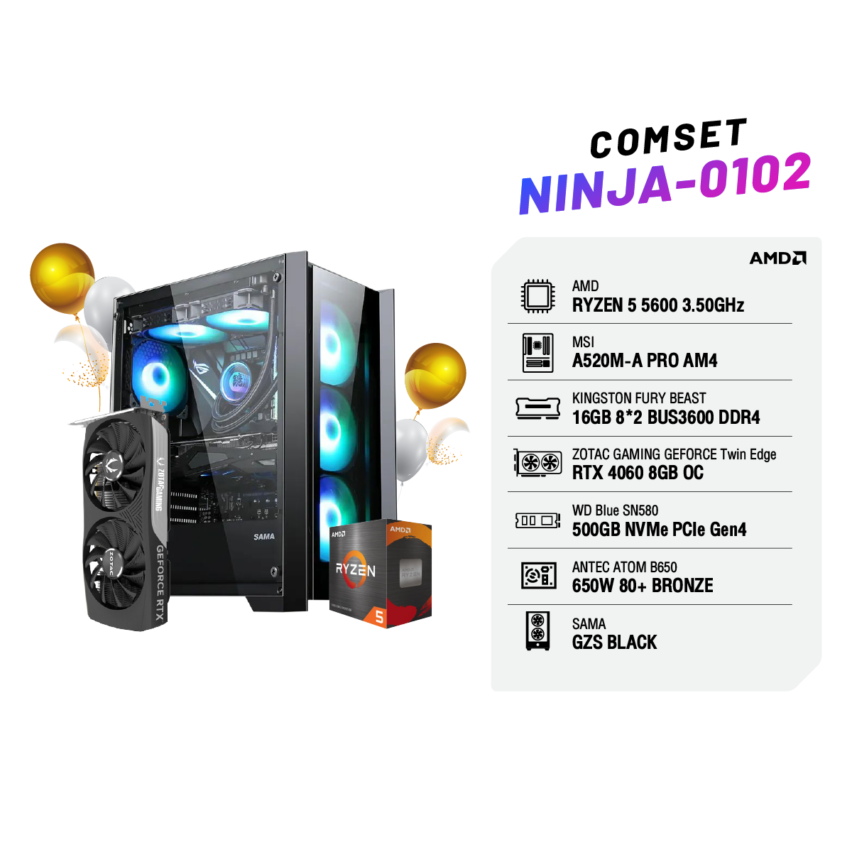 Computer Set NINJA-0102