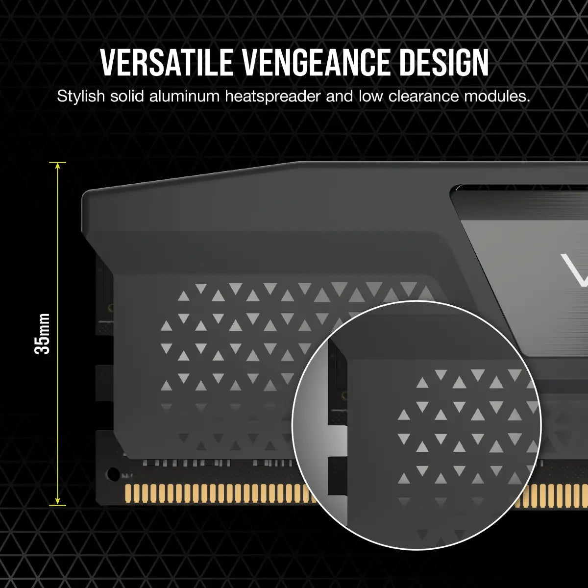 หน่วยความจำ แรม พีซี CORSAIR VENGEANCE 16GB (1x16GB) DDR5 6000MT/s - SpeedCom
