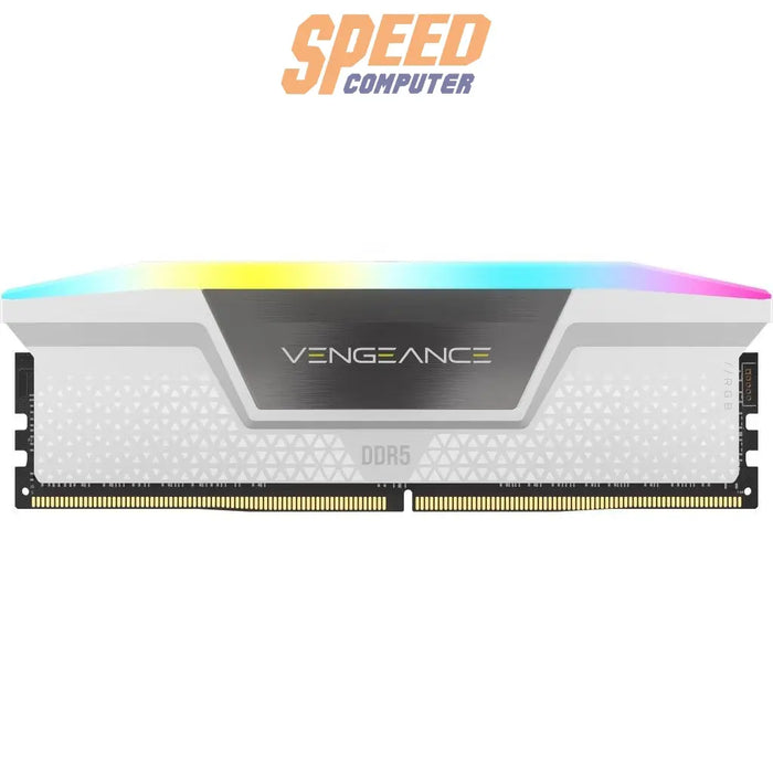 หน่วยความจำ แรม พีซี CORSAIR VENGEANCE RGB 32GB (16GBX2) DDR5 5600MHz - SpeedCom