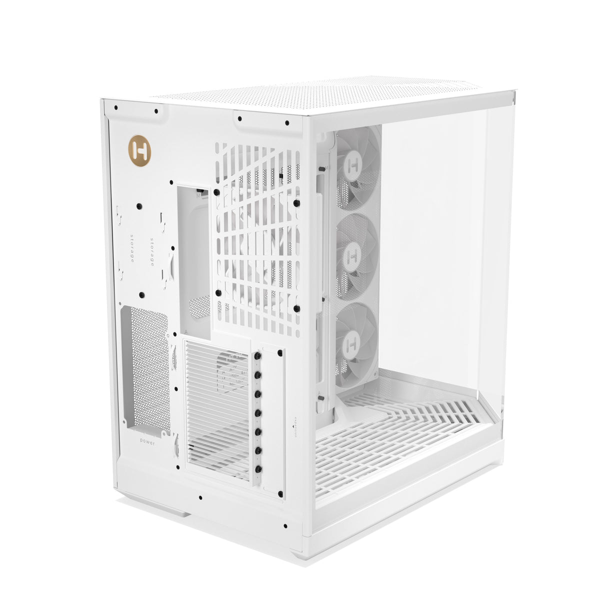 เคส HYTE Y50 RGB E-ATX Mid Tower Panoramic Glass