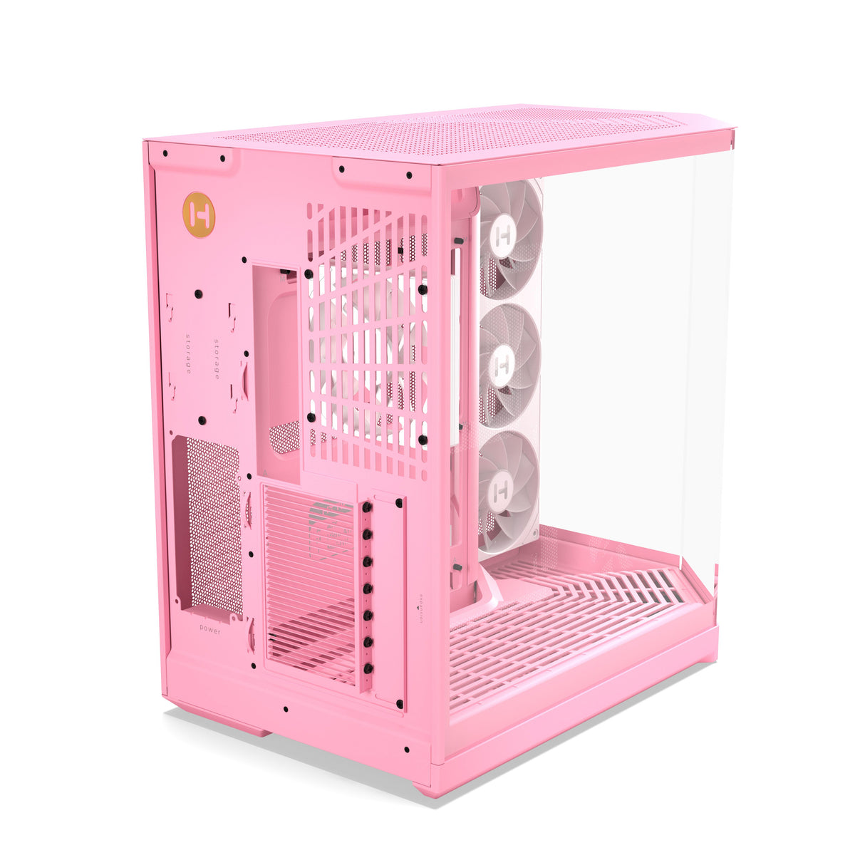 เคส HYTE Y50 RGB E-ATX Mid Tower Panoramic Glass
