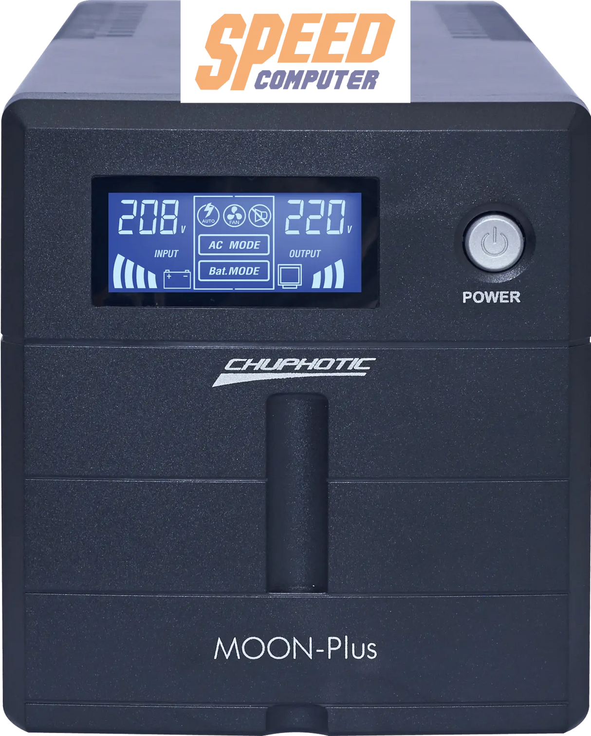 เครื่องสำรองไฟ Chuphotic MO1250P 1250VA/750W สีดำSpeedCom