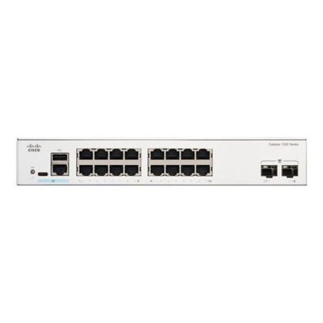 สวิตช์ฮับ Cisco C1200-16P-2G Catalyst 1200 16-Port Gigabit PoE+ - SpeedCom