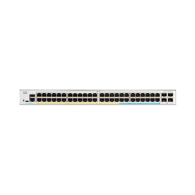 สวิตช์ฮับ Cisco C1300-48MGP-4X Catalyst 1300 48-Port PoE+ 740W