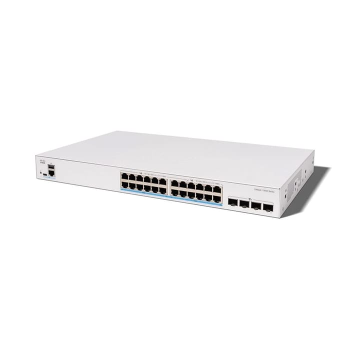 สวิตช์ฮับ Cisco C1300X-24MU-4X Catalyst 1300X 24-Port 2.5G UPOE 740W