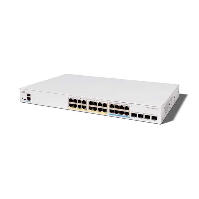 สวิตช์ฮับ Cisco C1300X-24NGU-4X Catalyst 1300X 24-Port UPOE 740W - SpeedCom