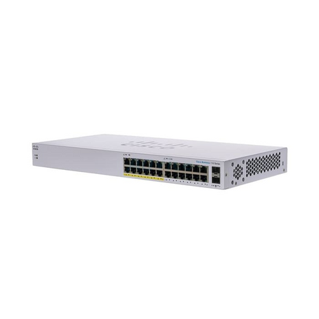 สวิตช์ฮับ Cisco CBS110-24PP-EU 24-Port Gigabit PoE SFP - SpeedCom