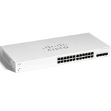 สวิตช์ฮับ Cisco CBS220-24FP-4X-EU Smart 24-Port Gigabit PoE+ 10G SFP+ - SpeedCom