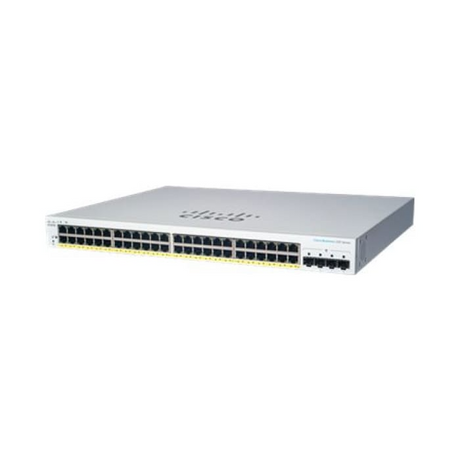สวิตช์ฮับ Cisco CBS220-48FP-4X Smart 48-Port Full PoE 740W - SpeedCom