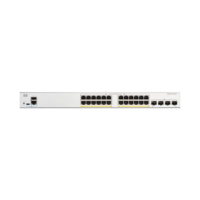 สวิตช์ฮับ Cisco C1300-24T-4G Catalyst 1300 24-Port Gigabit Managed Switch - SpeedCom