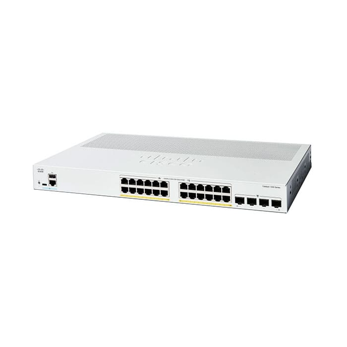 สวิตช์ฮับ Cisco C1300-24T-4G Catalyst 1300 24-Port Gigabit Managed Switch - SpeedCom