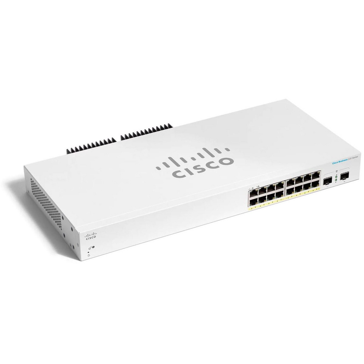 สวิตช์ฮับ Cisco CBS220-16T-2G-EU Smart 16-Port Gigabit Switch - SpeedCom