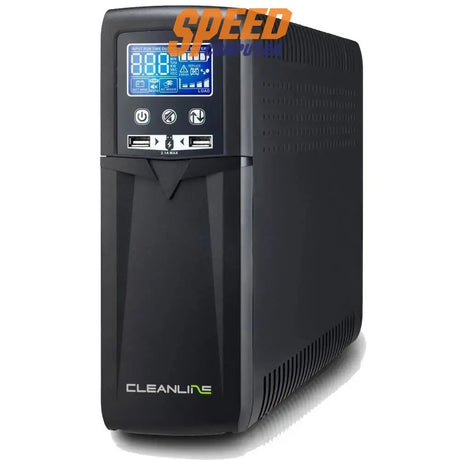 เครื่องสำรองไฟฟ้า Cleanline PRIME 1200 720วัตต์ สีดำ - SpeedCom