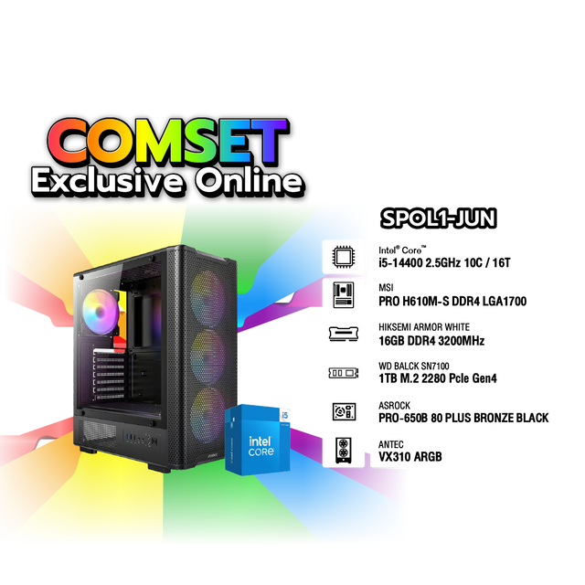 คอมประกอบ Set SPOL1-JUN-I5-14400-16GB-1TBSpeedCom