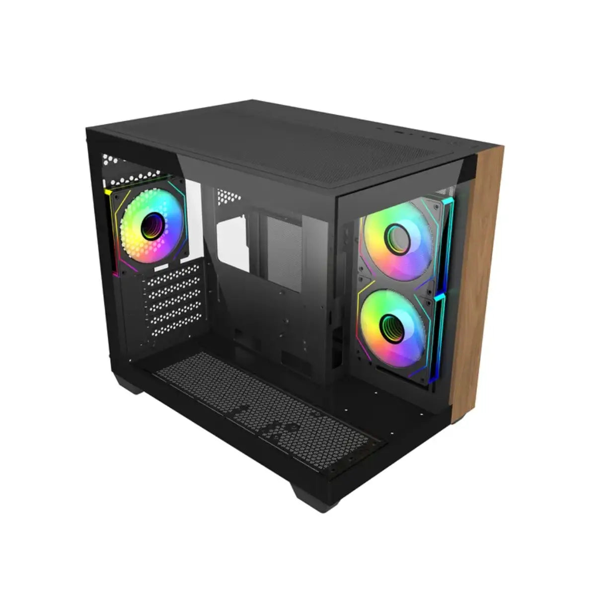 เคส Cooler Master Elite 481 Wood Micro ATX Mini Tower