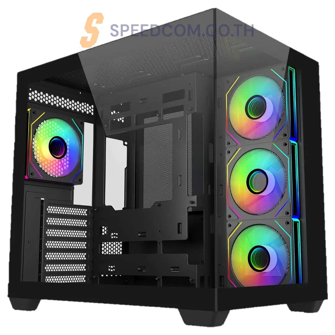 เคส Cooler Master Elite 681 ARGB ATX Mid Tower Case สีดำ