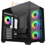 เคส Cooler Master Elite 681 ARGB ATX Mid Tower Case สีดำ