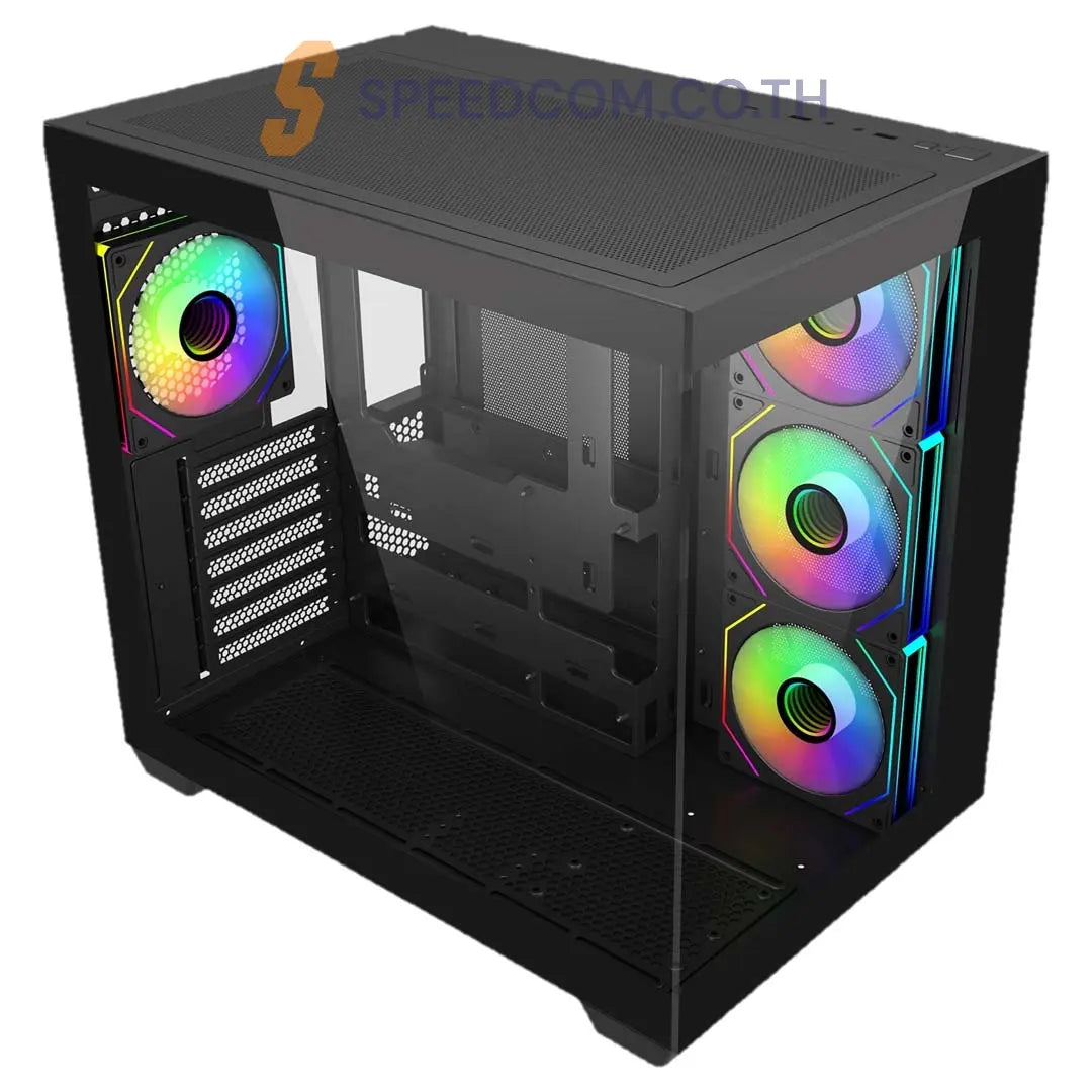 เคส Cooler Master Elite 681 ARGB ATX Mid Tower Case สีดำ