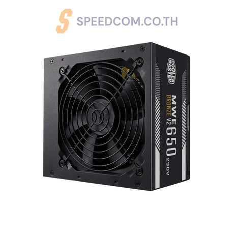 อุปกรณ์จ่ายไฟ Cooler Master MWE Bronze V2 230V 650W A/EU Cable